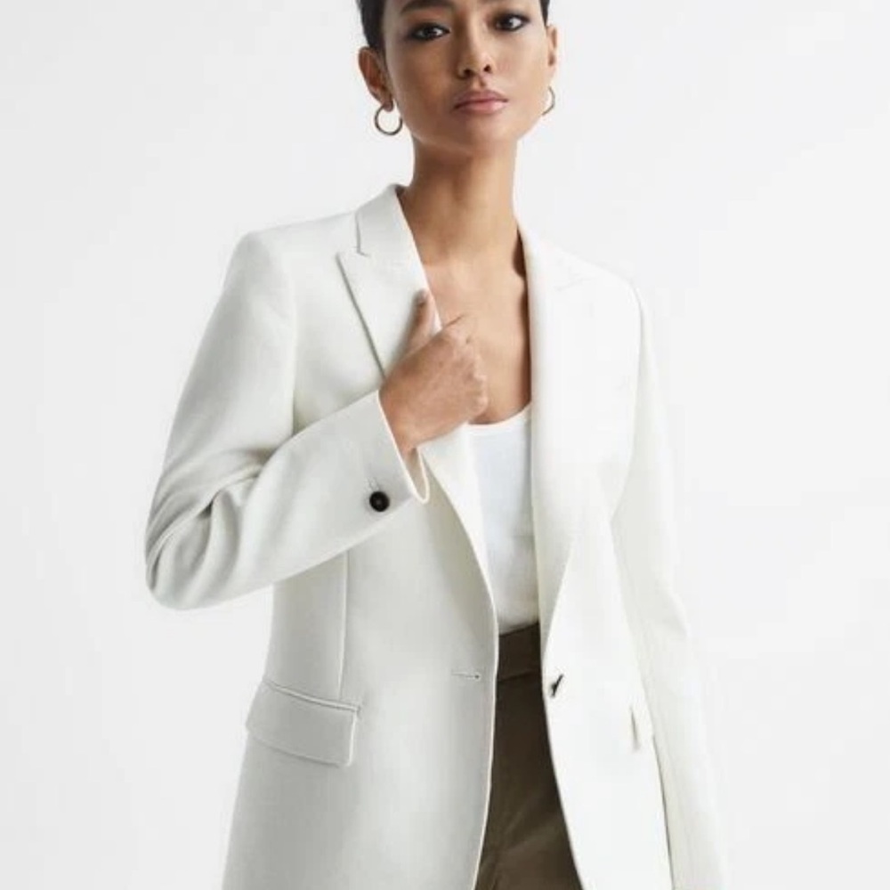 Reiss Elin one button wool blend Blazer - NWOT